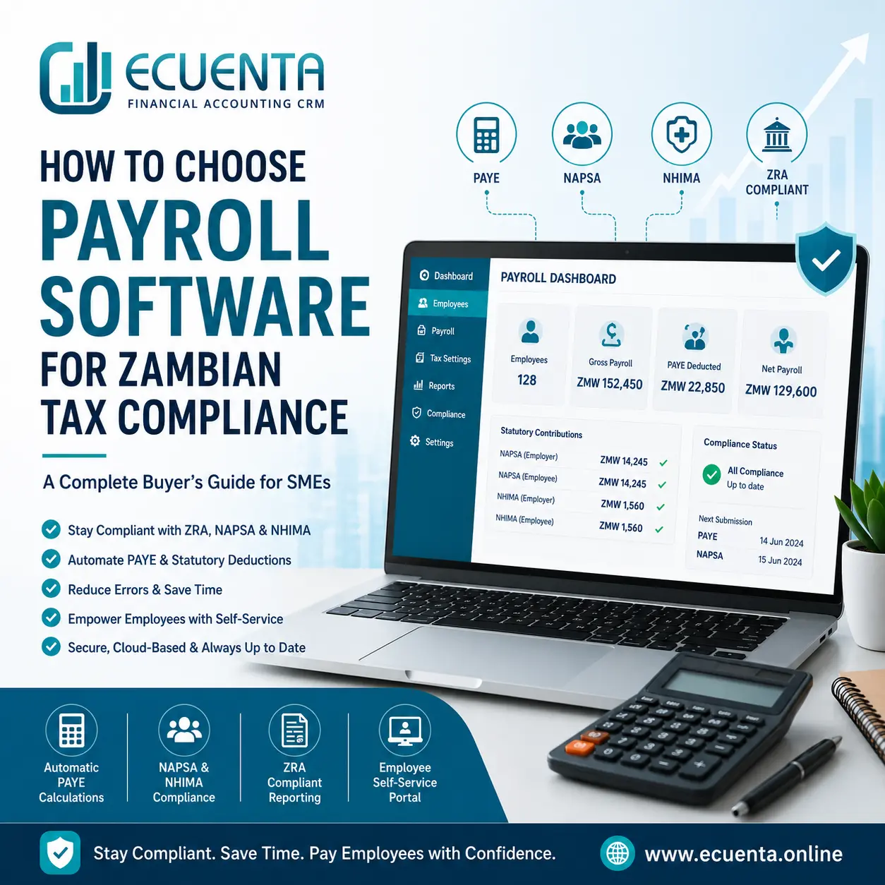 How to Choose Payroll Software for Zambian Tax Compliance: A Complete Buyer's Guide for SMEs