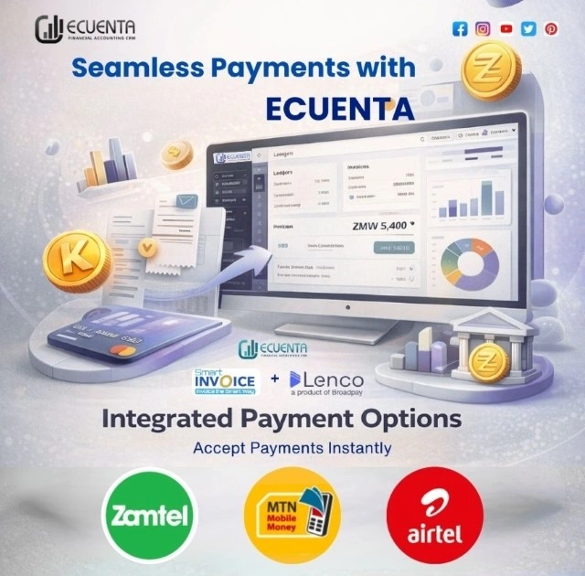 ZRA-Compliant and Now Integrated with Lenco for Seamless Digital Payments
