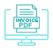 Download invoices in PDF format