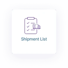 Shipping Management Software Shipment List